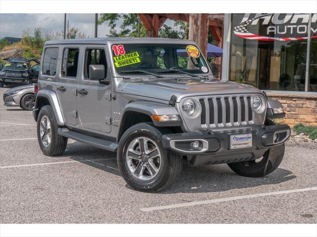 used 2018 Jeep Wrangler Unlimited car, priced at $28,700