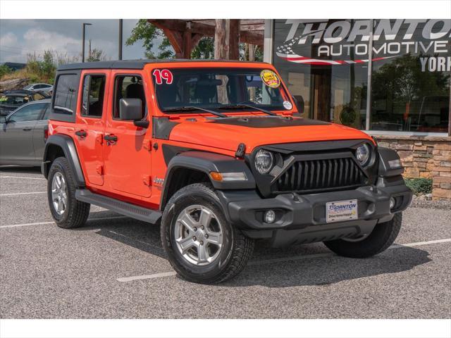 used 2019 Jeep Wrangler Unlimited car, priced at $26,745