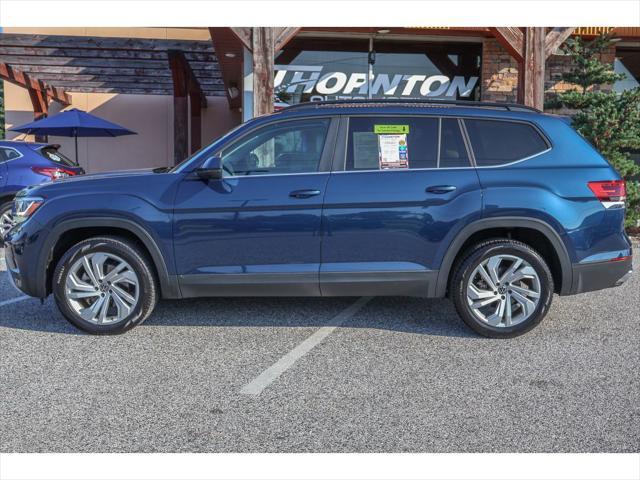 used 2021 Volkswagen Atlas car, priced at $30,225