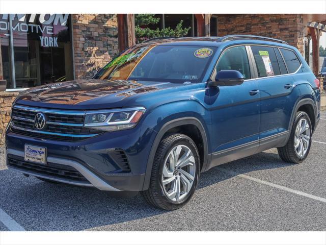 used 2021 Volkswagen Atlas car, priced at $30,225