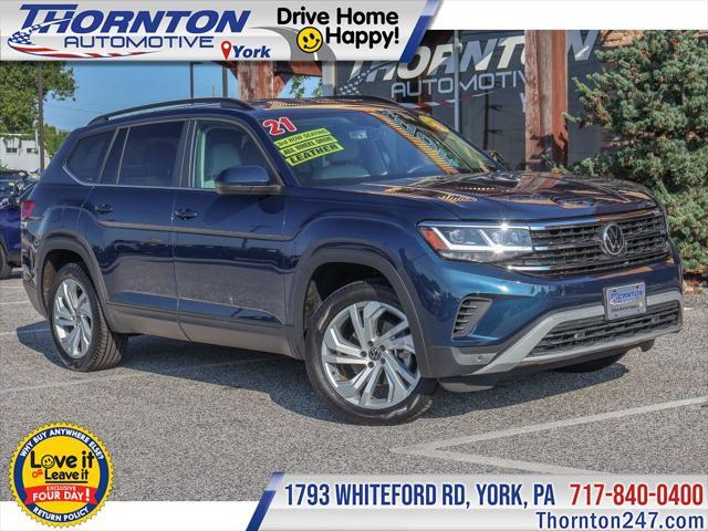 used 2021 Volkswagen Atlas car, priced at $27,950