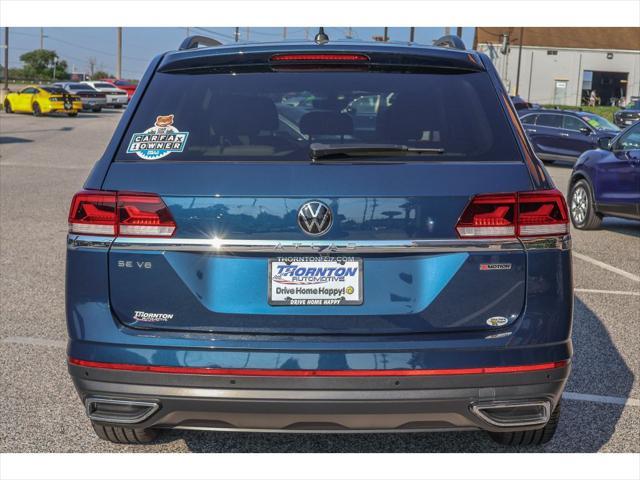 used 2021 Volkswagen Atlas car, priced at $30,225