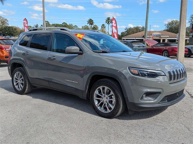 used 2021 Jeep Cherokee car, priced at $19,852