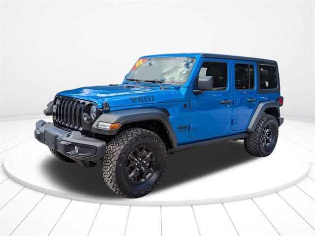 used 2021 Jeep Wrangler car, priced at $25,000