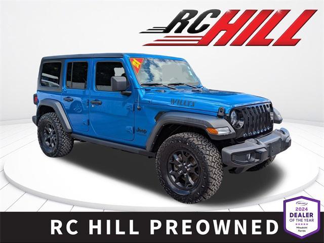 used 2021 Jeep Wrangler car, priced at $25,000