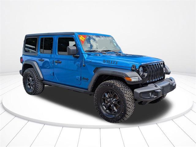 used 2021 Jeep Wrangler car, priced at $25,000