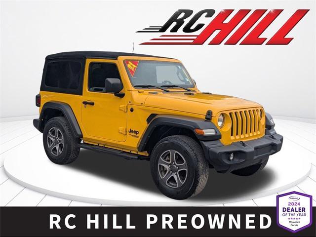 used 2021 Jeep Wrangler car, priced at $21,900