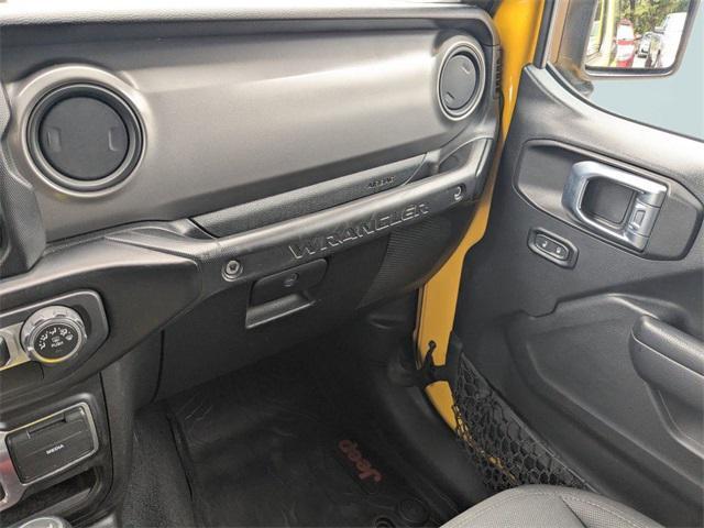 used 2021 Jeep Wrangler car, priced at $21,900