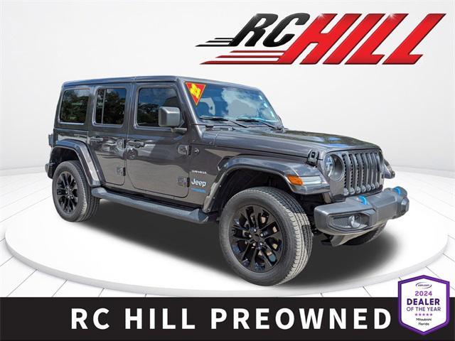 used 2022 Jeep Wrangler Unlimited 4xe car, priced at $31,200