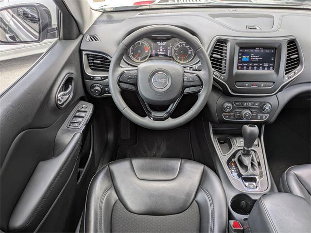 used 2021 Jeep Cherokee car, priced at $16,600