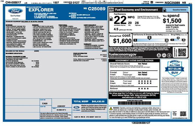 used 2022 Ford Explorer car, priced at $32,256