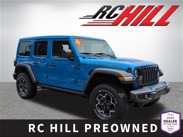 used 2022 Jeep Wrangler Unlimited 4xe car, priced at $32,800
