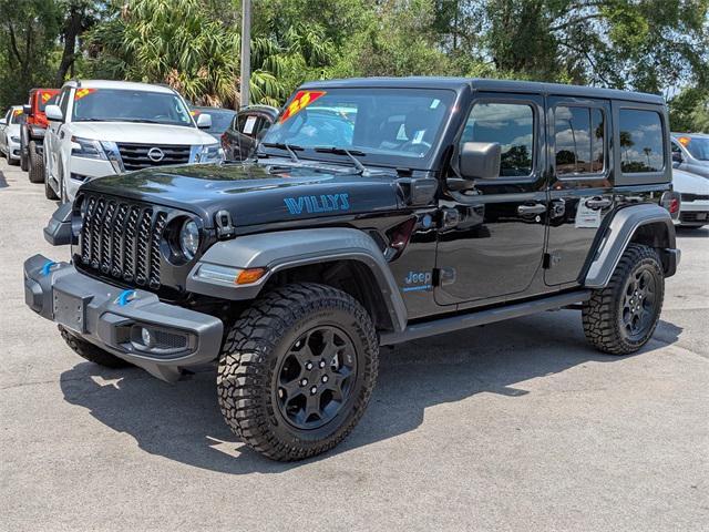 used 2023 Jeep Wrangler 4xe car, priced at $27,000