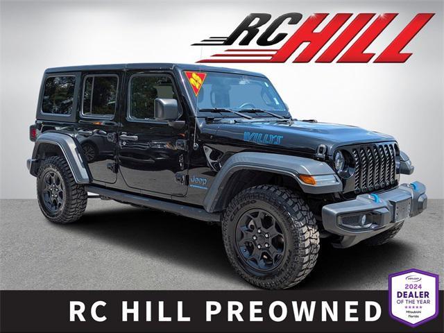used 2023 Jeep Wrangler 4xe car, priced at $27,000