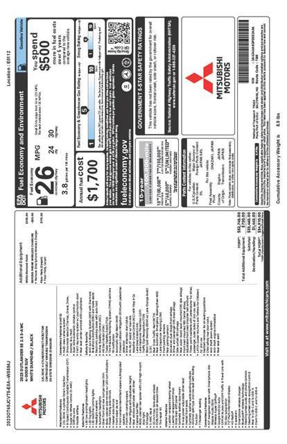 used 2023 Mitsubishi Outlander car, priced at $23,312