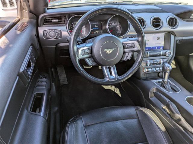 used 2021 Ford Mustang car, priced at $19,492