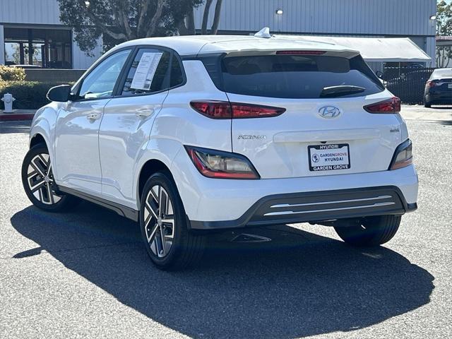 used 2023 Hyundai Kona EV car, priced at $19,850