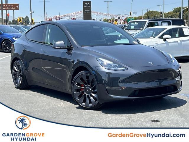 used 2024 Tesla Model Y car, priced at $37,855
