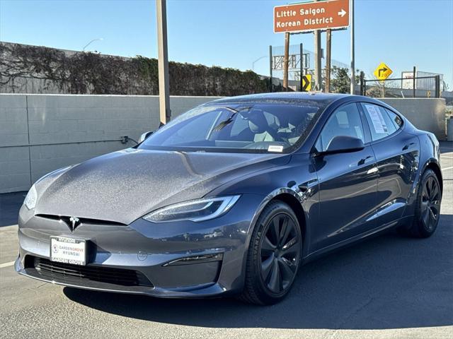 used 2021 Tesla Model S car, priced at $58,000