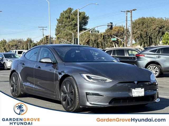 used 2021 Tesla Model S car, priced at $58,000