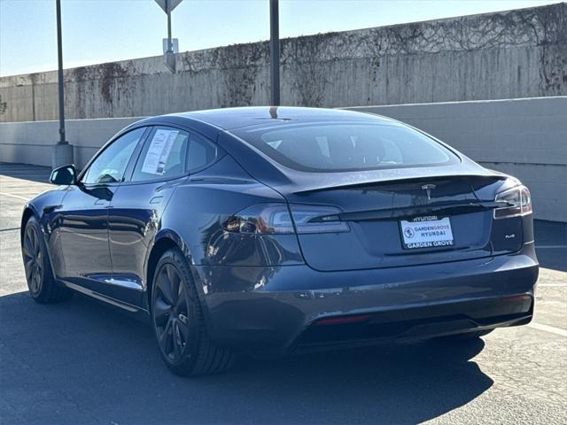 used 2021 Tesla Model S car, priced at $58,000