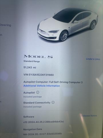 used 2019 Tesla Model S car, priced at $33,500