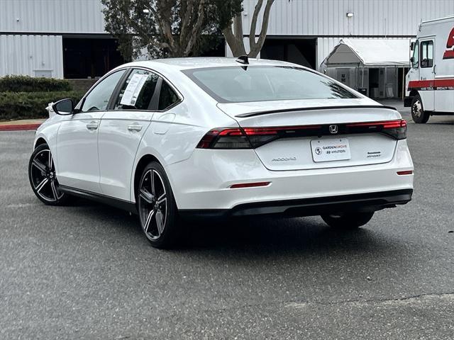 used 2023 Honda Accord Hybrid car, priced at $27,890