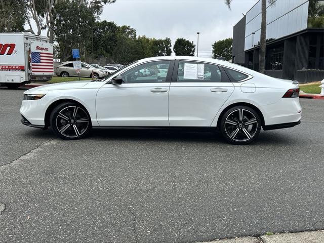 used 2023 Honda Accord Hybrid car, priced at $27,890