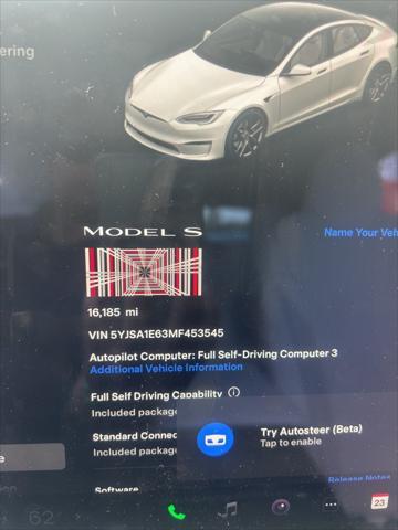 used 2021 Tesla Model S car, priced at $57,700