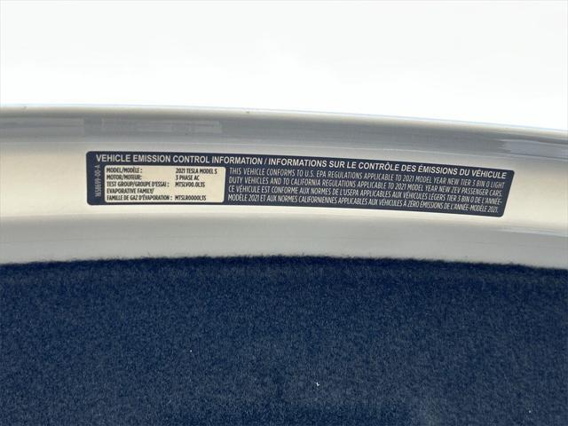used 2021 Tesla Model S car, priced at $56,800
