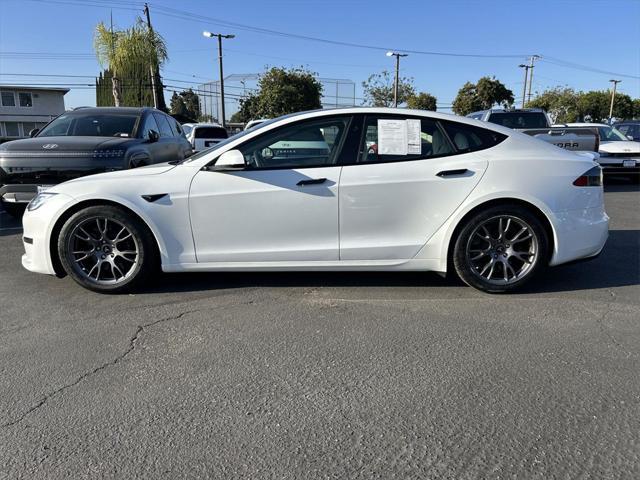 used 2021 Tesla Model S car, priced at $56,800