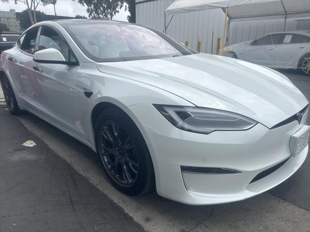 used 2021 Tesla Model S car, priced at $57,700