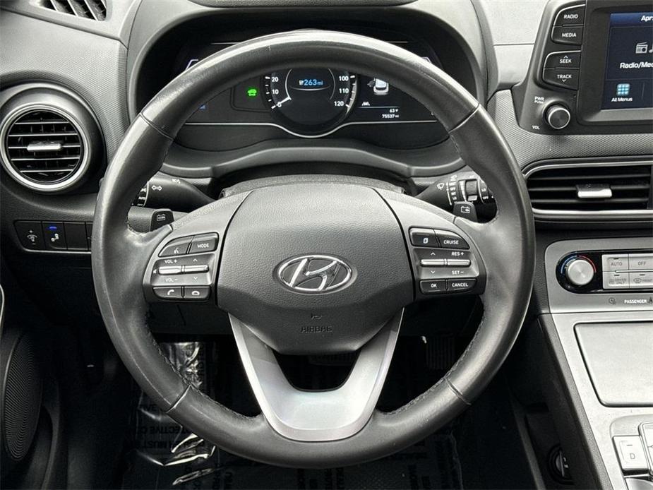 used 2021 Hyundai Kona EV car, priced at $16,500