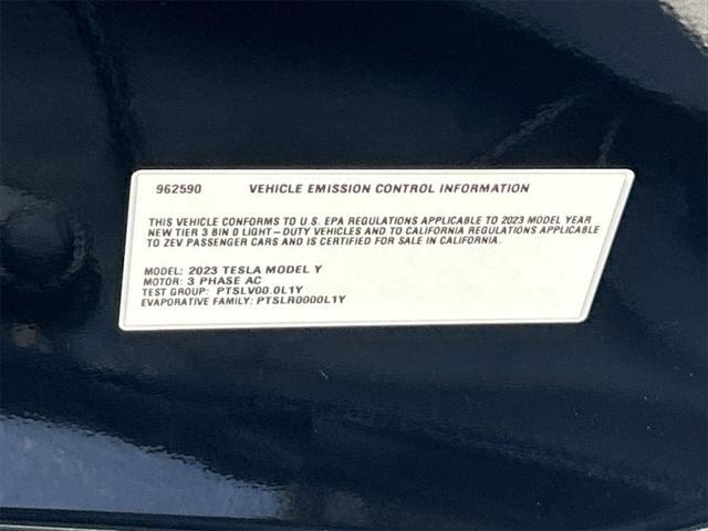 used 2023 Tesla Model Y car, priced at $31,500