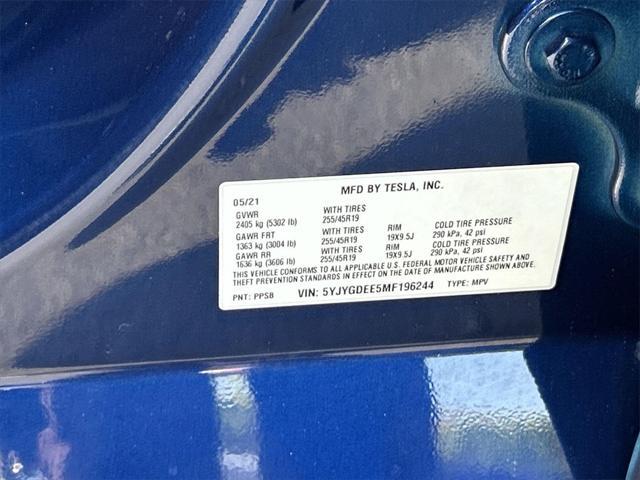 used 2021 Tesla Model Y car, priced at $28,700