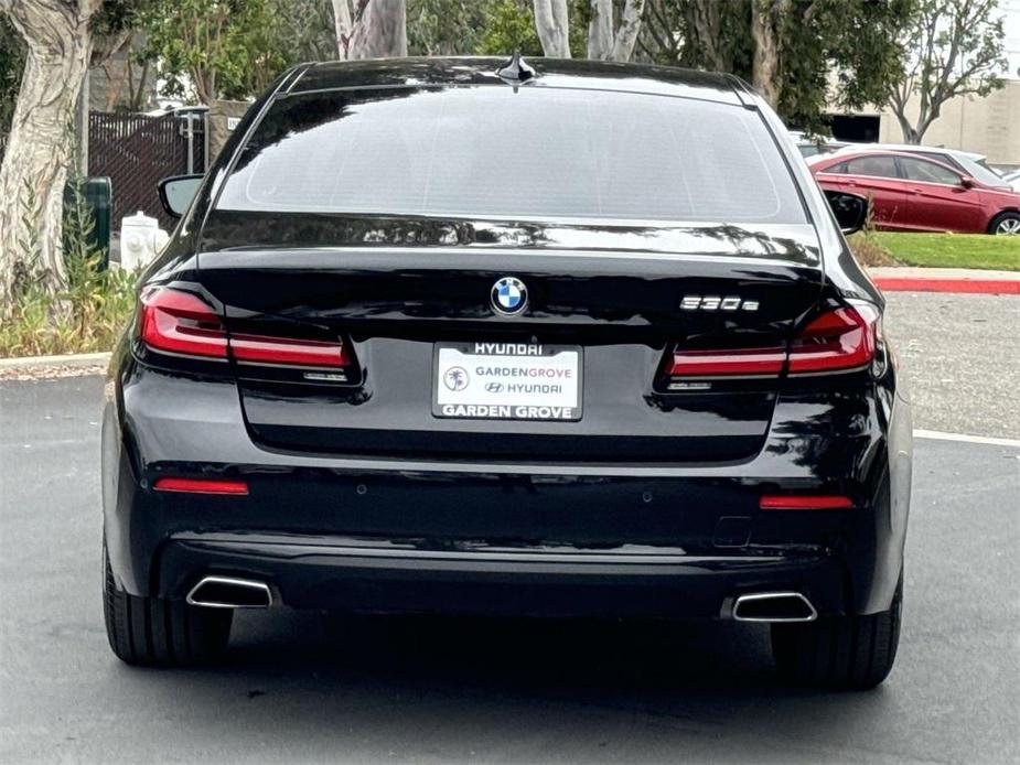 used 2021 BMW 530e car, priced at $27,500