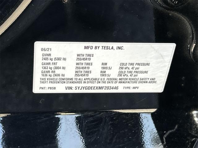 used 2021 Tesla Model Y car, priced at $29,500