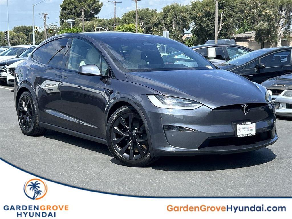 used 2022 Tesla Model X car, priced at $52,755