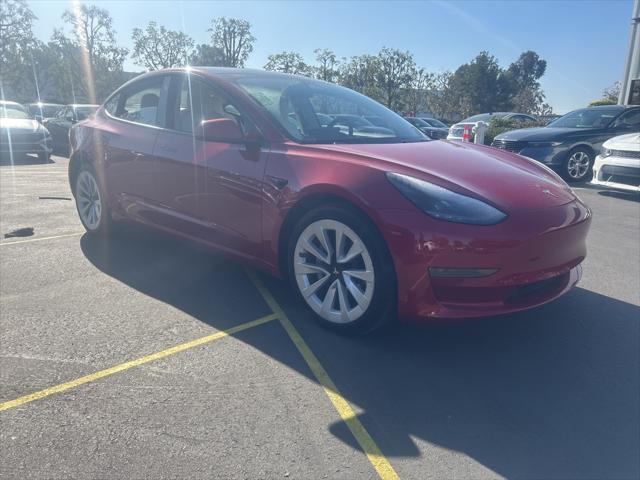 used 2021 Tesla Model 3 car, priced at $23,500