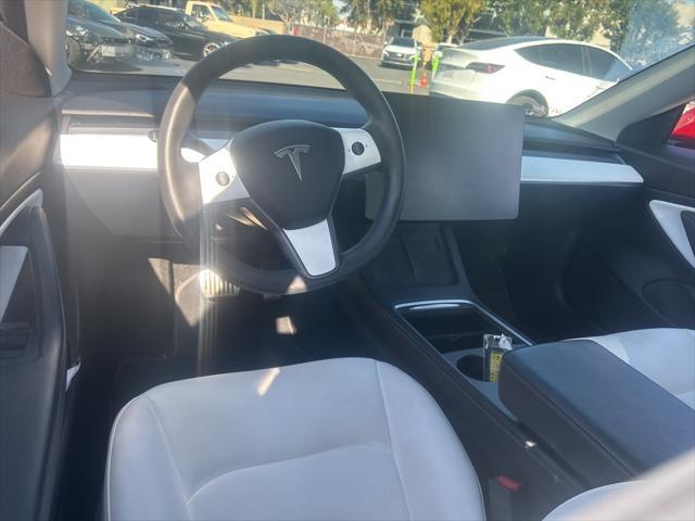 used 2021 Tesla Model 3 car, priced at $23,500