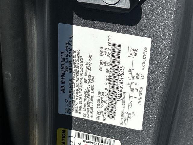 used 2022 Ford Mustang car, priced at $38,500