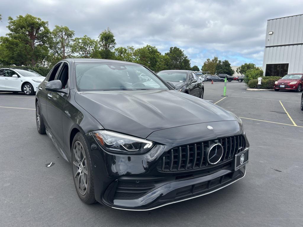used 2024 Mercedes-Benz AMG C 43 car, priced at $58,475