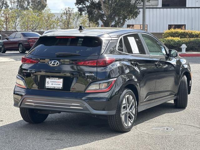 used 2022 Hyundai Kona EV car, priced at $21,050