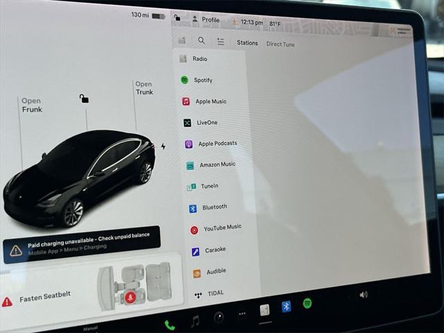 used 2019 Tesla Model 3 car, priced at $23,800