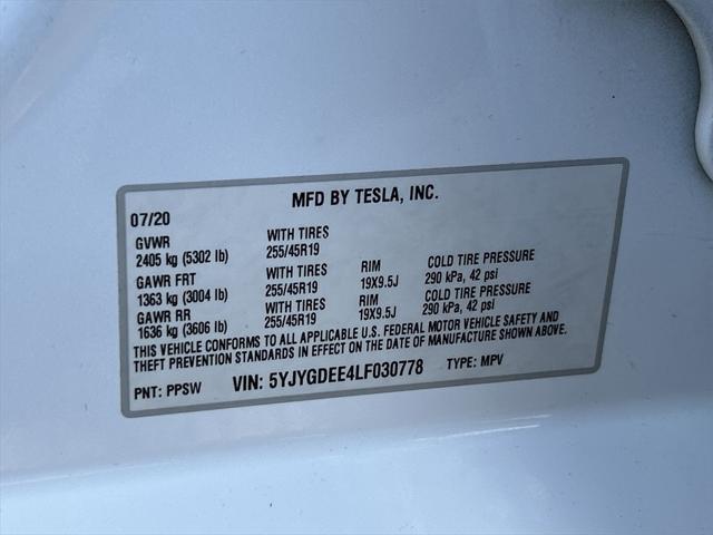 used 2020 Tesla Model Y car, priced at $26,550