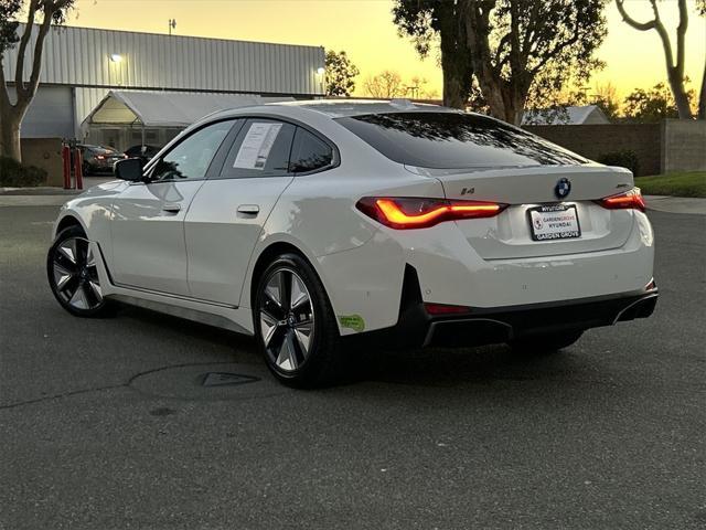 used 2023 BMW i4 Gran Coupe car, priced at $37,100