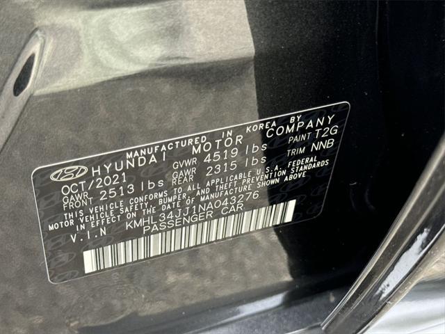 used 2022 Hyundai Sonata Hybrid car, priced at $21,900