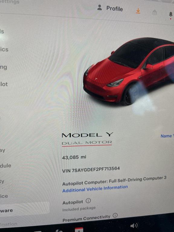 used 2023 Tesla Model Y car, priced at $29,938