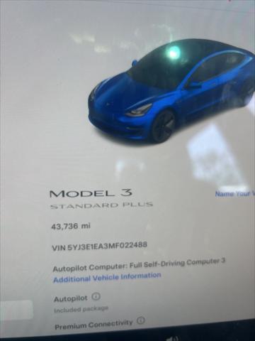 used 2021 Tesla Model 3 car, priced at $24,000