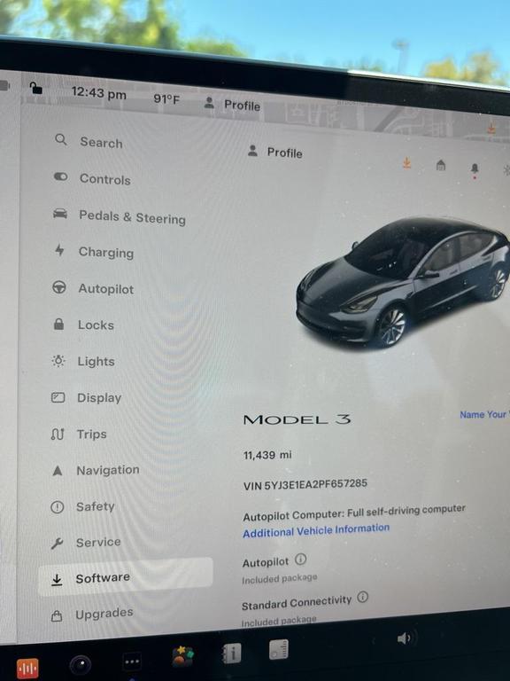 used 2023 Tesla Model 3 car, priced at $26,500